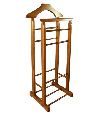 Valet stand in wood GRENOBLE - hazelnut