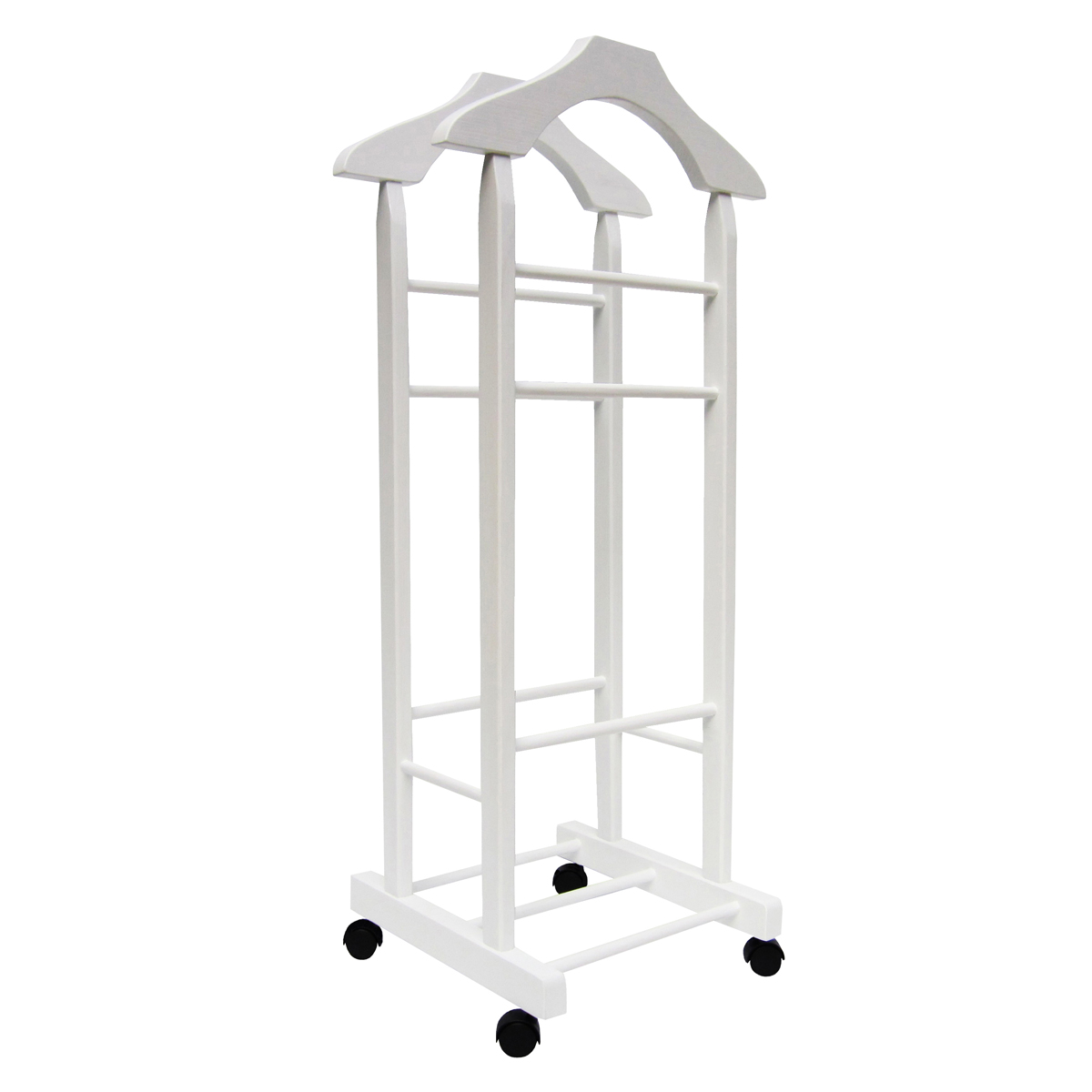 Valet stand in wood LA LÉGENDE - white