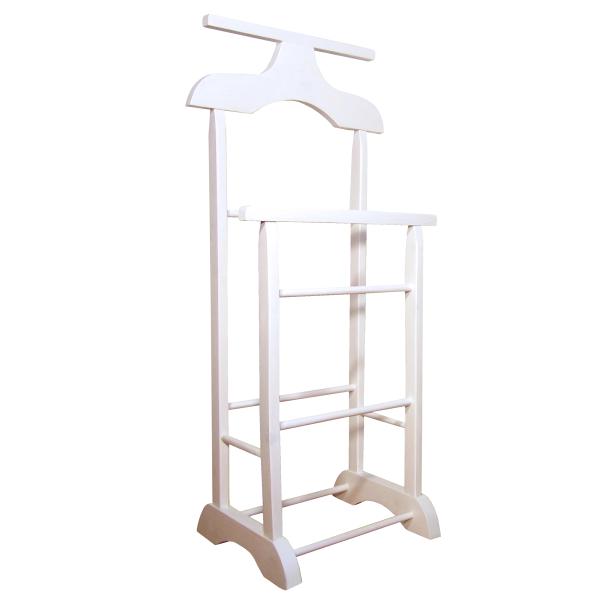 Valet stand in wood ORLÉANS - white
