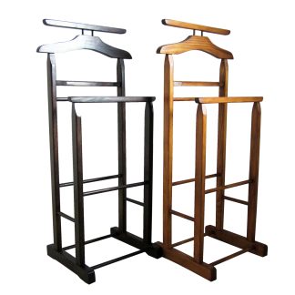 Set of 2 valets stand ÉVOQUE - wenge and hazelnut